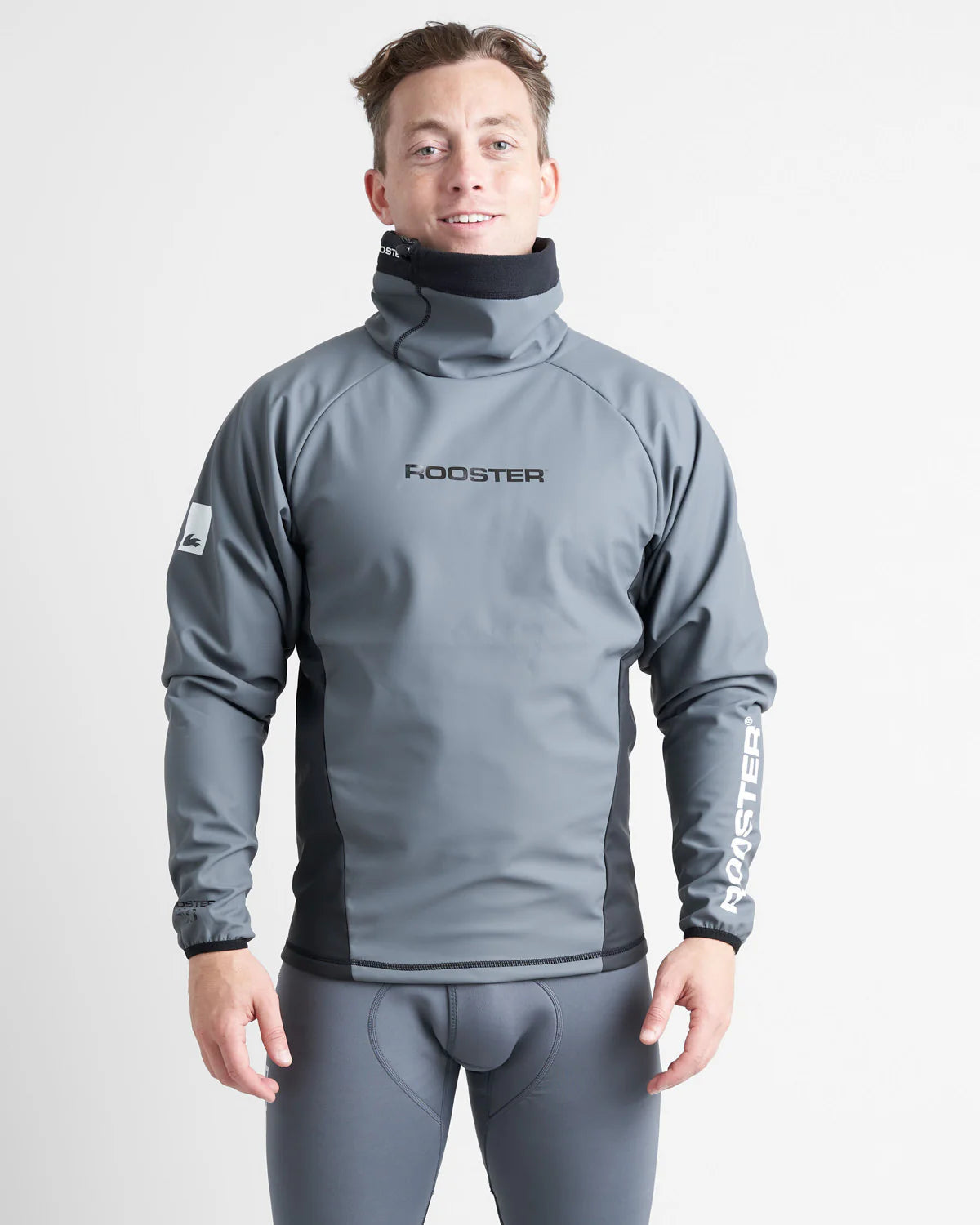 Rooster Classic Aquafleece Top - GREY (SKU: 12754)