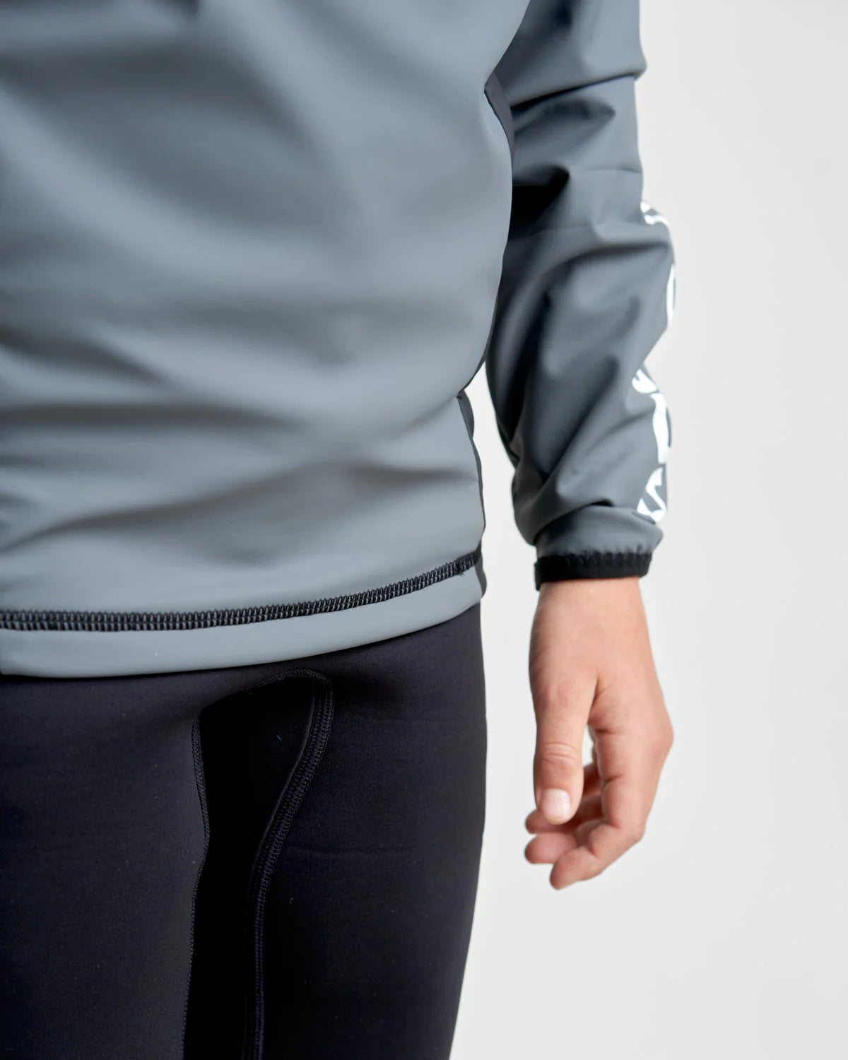 Rooster Junior Classic Aquafleece Top - GREY - SKU: 12754#