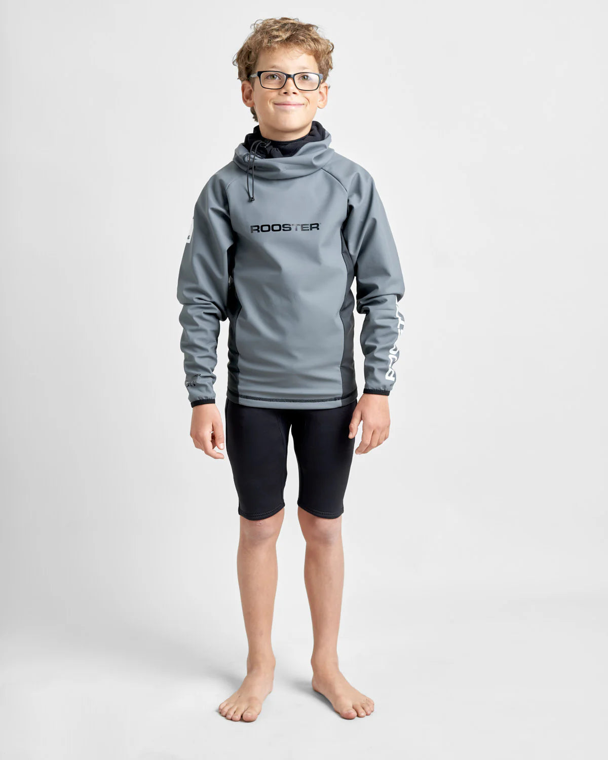 Rooster Junior Classic Aquafleece Top - GREY (SKU: 12754)