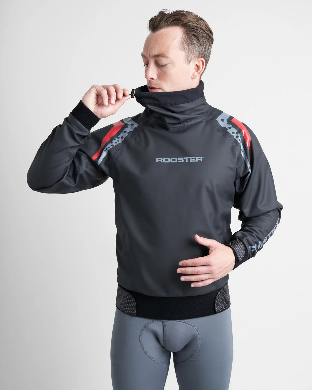 Rooster Pro Aquafleece Top - BLACK (SKU: 129)