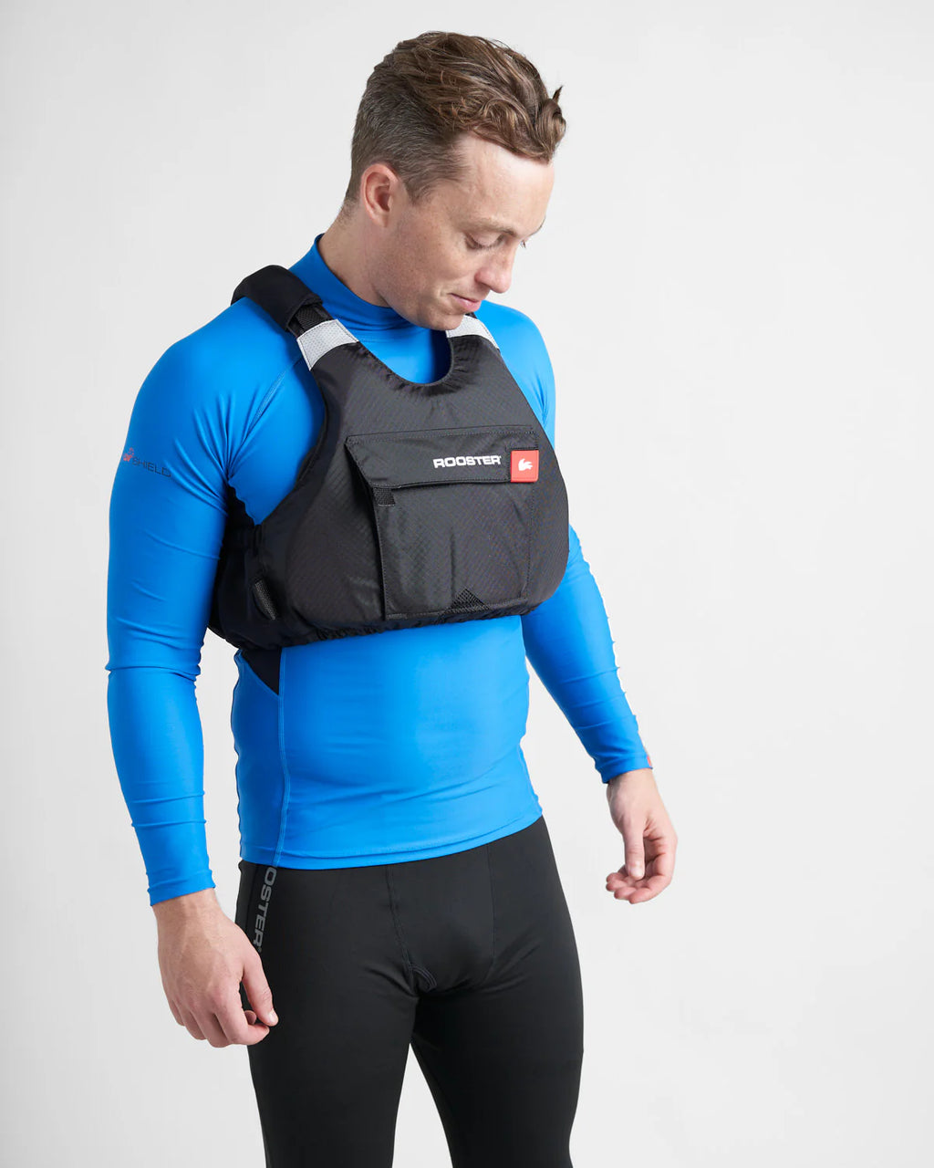 Rooster Diamond Overhead Buoyancy Aid - BLACK - SKU: 13101#