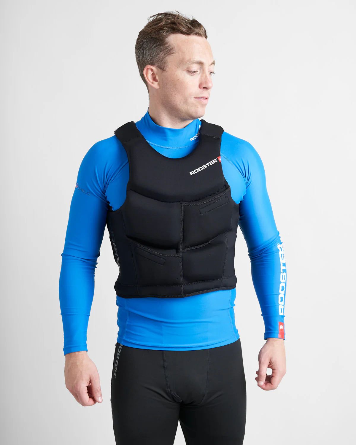 Rooster Race Armour Buoyancy Aid - BLACK (SKU: 13355)