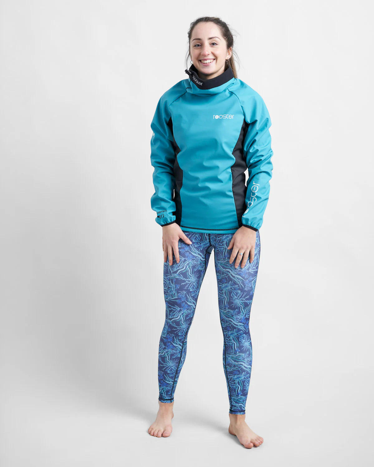 Rooster Womens Classic Aquafleece Top - TEAL (SKU: 1340)