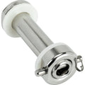 Allen Finn OK Boom Bolt with lock pin - Stainless Steel (AL-BLT-01)

Bolt For OK and Finn Dinghy Boom.

High quality stainless steel boom bolt for use with the OK &amp; Finn dinghy.

Nut is securely held in place with innovative locking pin.

Simply tighten and align the nut and then locate the fast pin through the hole in the nut and bolt.

Two plastic washers stop any contact corrosion as well as reduce any wear from the bolt on the gooseneck.

Bolt Diameter: 15.8mm
Length: 72mm
Min Gooseneck Width: 42.39