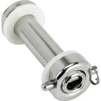 Allen Finn OK Boom Bolt with lock pin - Stainless Steel (AL-BLT-01)

Bolt For OK and Finn Dinghy Boom.

High quality stainless steel boom bolt for use with the OK &amp; Finn dinghy.

Nut is securely held in place with innovative locking pin.

Simply tighten and align the nut and then locate the fast pin through the hole in the nut and bolt.

Two plastic washers stop any contact corrosion as well as reduce any wear from the bolt on the gooseneck.

Bolt Diameter: 15.8mm
Length: 72mm
Min Gooseneck Width: 42.39