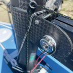 Allen Finn OK Boom Bolt with lock pin - Stainless Steel (AL-BLT-01)

Bolt For OK and Finn Dinghy Boom.

High quality stainless steel boom bolt for use with the OK &amp; Finn dinghy.

Nut is securely held in place with innovative locking pin.

Simply tighten and align the nut and then locate the fast pin through the hole in the nut and bolt.

Two plastic washers stop any contact corrosion as well as reduce any wear from the bolt on the gooseneck.

Bolt Diameter: 15.8mm
Length: 72mm
Min Gooseneck Width: 42.39