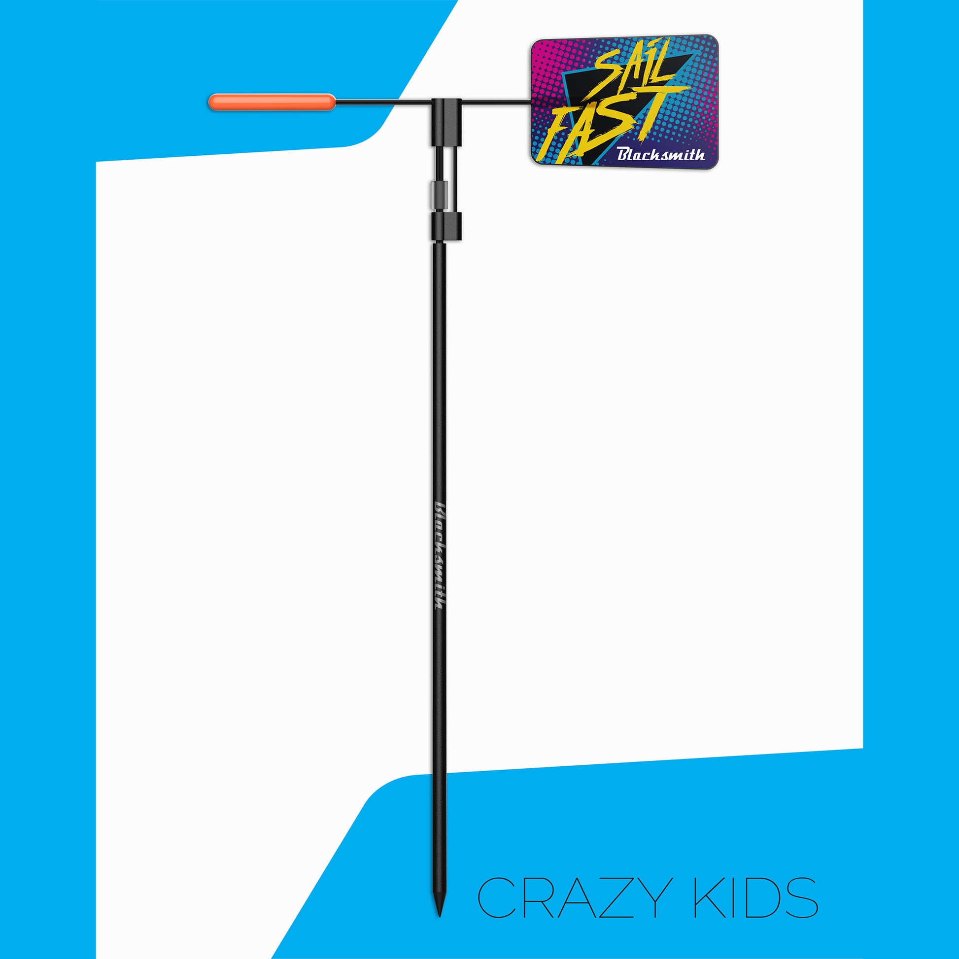 Blacksmith SAIL FAST Crazy Kids wind indicator for Optimist sailing dingy IOCA 