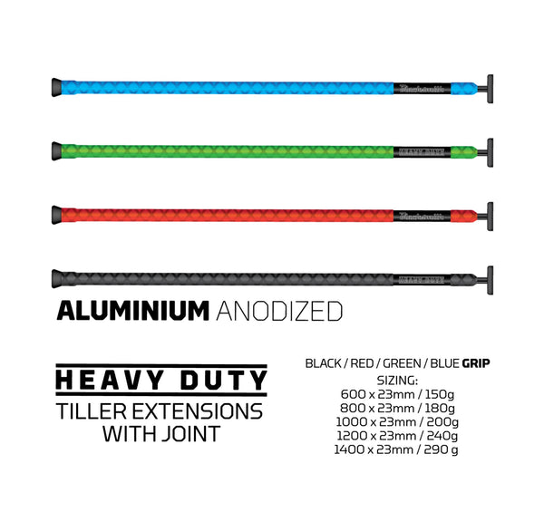 Blacksmith Heavy Duty Aluminium Tiller Extension 600/800/1000/1200/1400