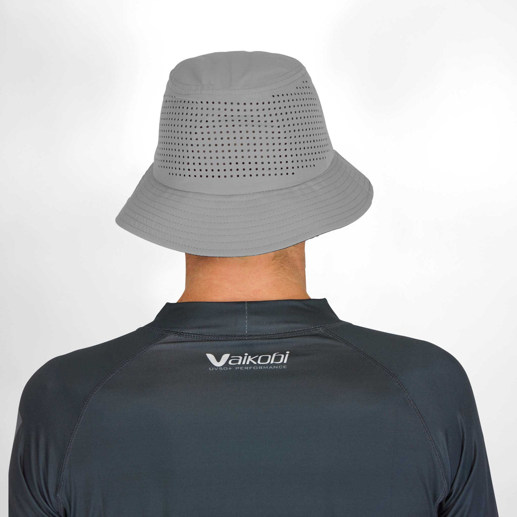 Vaikobi IPS (impact protection system) Bucket Hat with strap - Grey - VK-406-GY