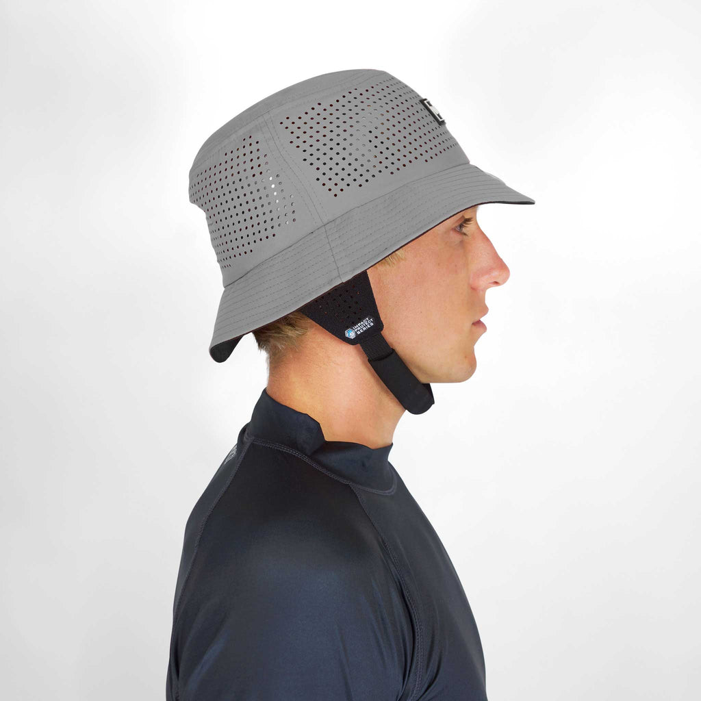 Vaikobi IPS (impact protection system) Bucket Hat with strap - Grey - VK-406-GY
