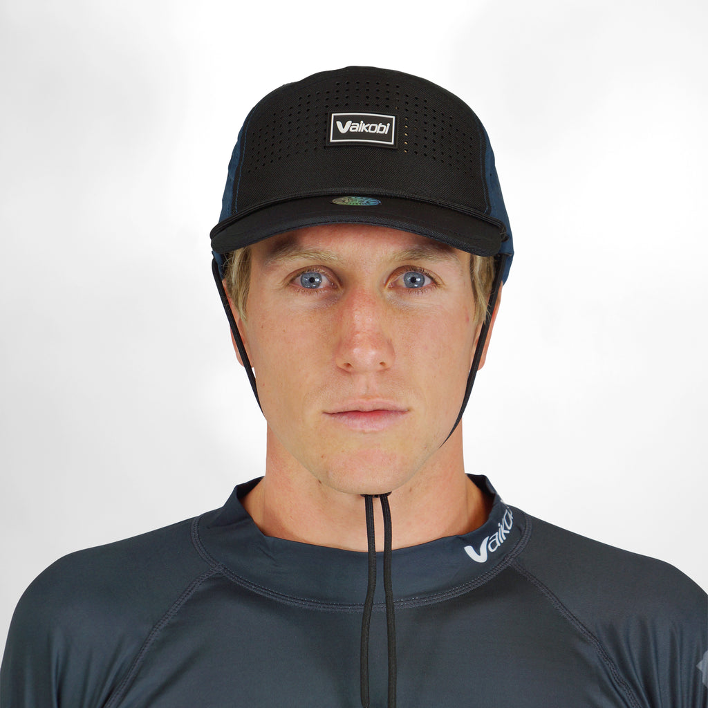 Vaikobi IPS (impact protection system) Cap with cord - Ocean Blue - VK-405-OB