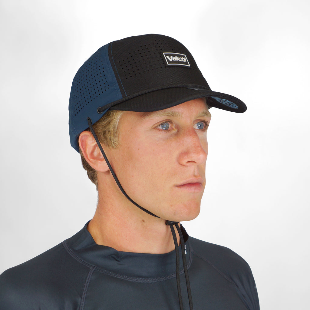 Vaikobi IPS (impact protection system) Cap with cord - Ocean Blue - VK-405-OB