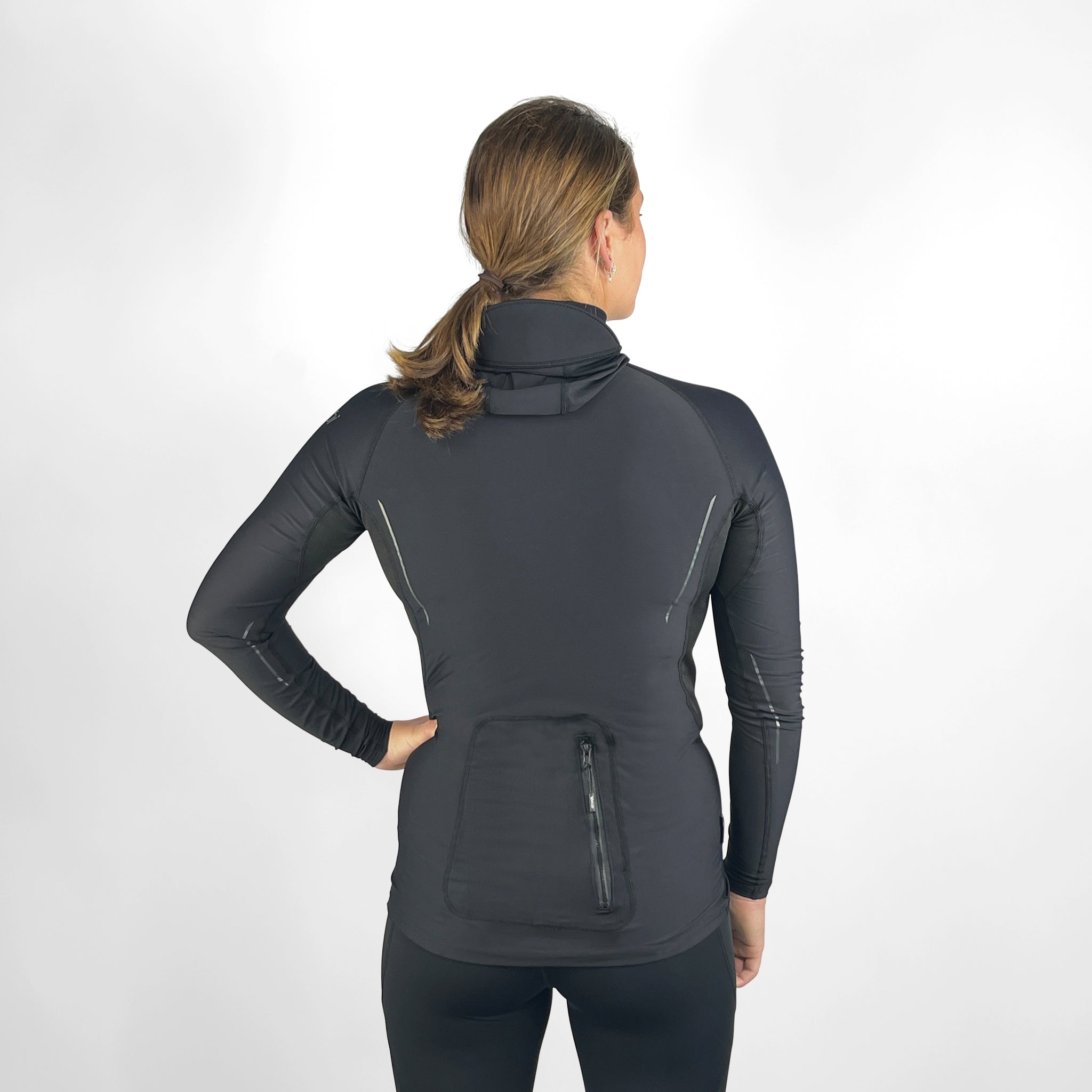 Vaikobi VCOLD Hooded Base Top UNISEX (VK-032-BK)