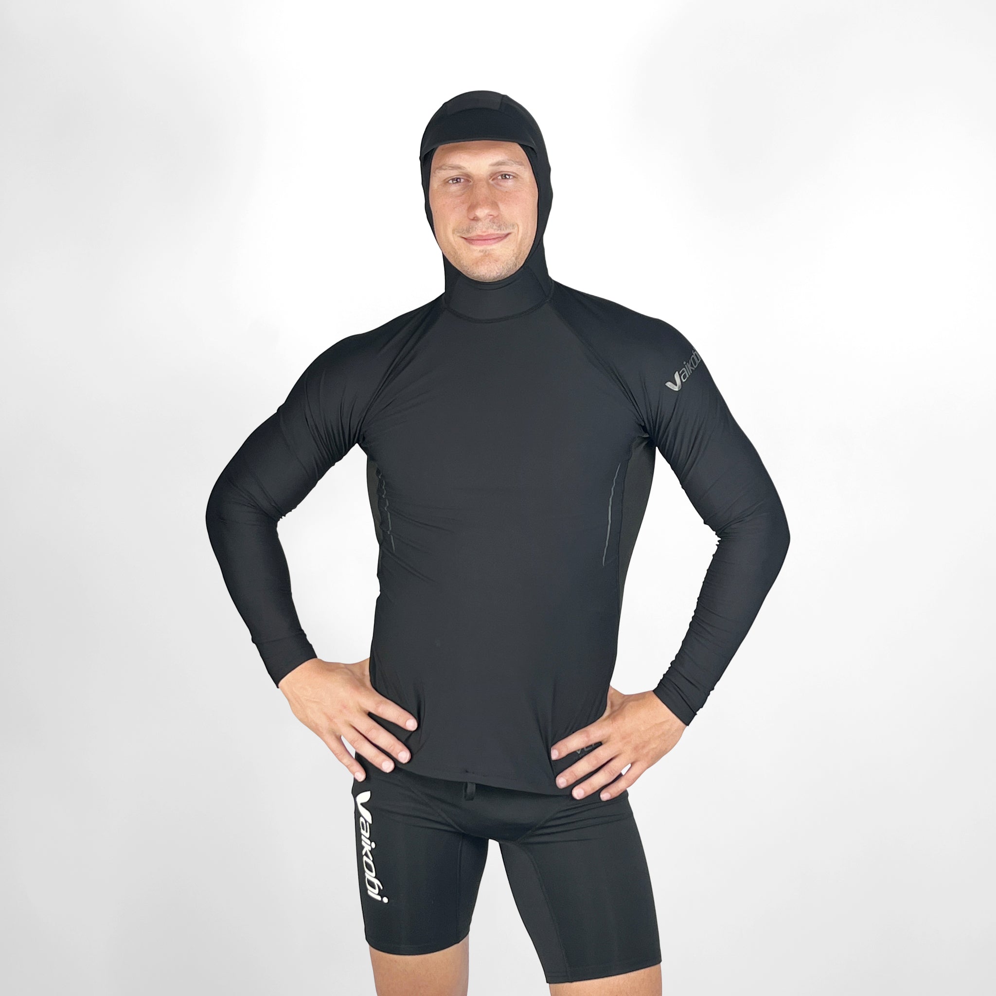 Vaikobi VCOLD Hooded Base Top UNISEX (VK-032-BK)