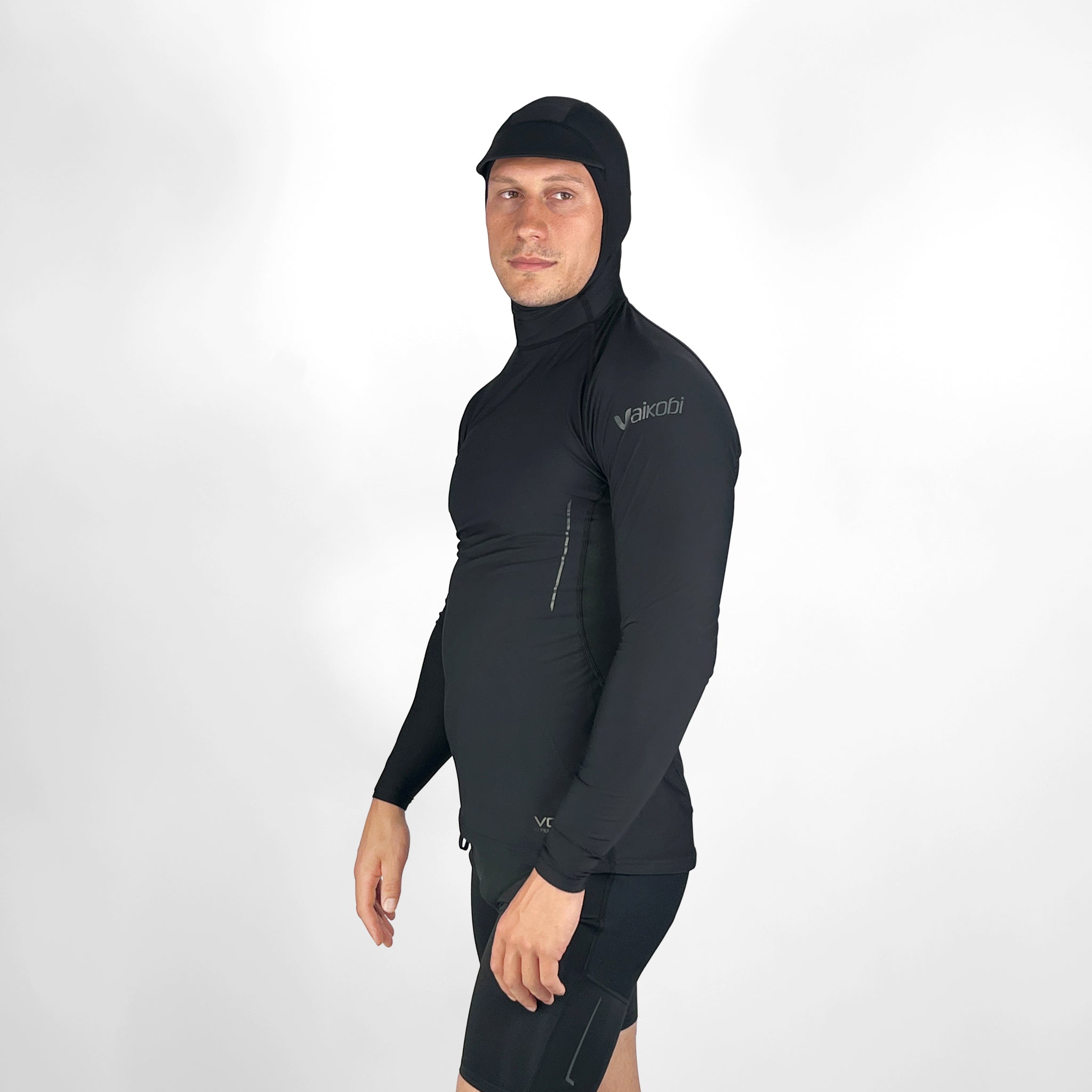 Vaikobi VCOLD Hooded Base Top UNISEX (VK-032-BK)