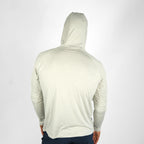 VAIKOBI UV Hooded Ocean Tech Tee - Silver (VK-147-SLV)