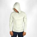 VAIKOBI UV Hooded Ocean Tech Tee - Silver (VK-147-SLV)
