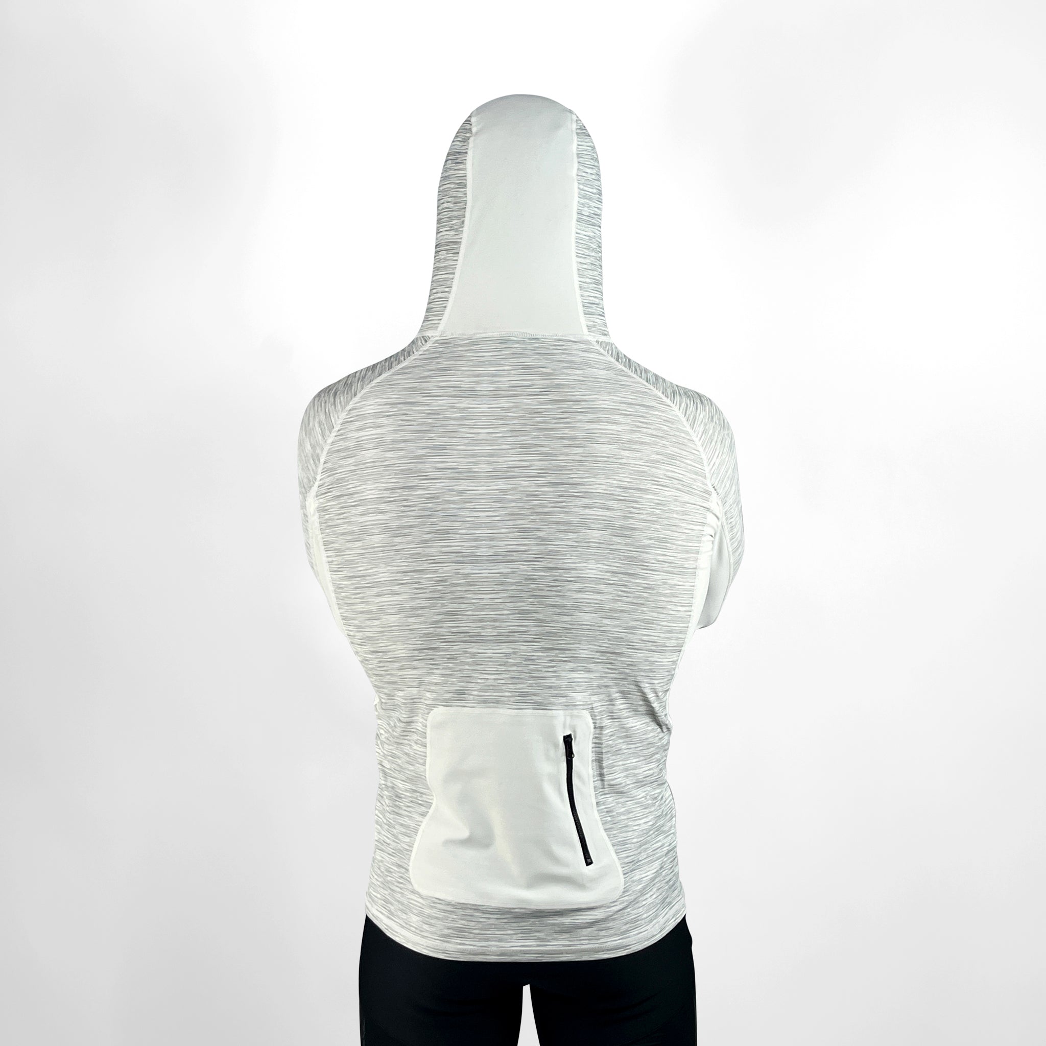 Vaikobi Hooded UV Long Sleeve Rash Top - Silver (VK-252-SLV)