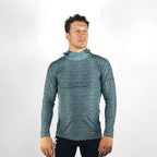 Vaikobi Hooded UV Long Sleeve Rash Top - Steel Blue (VK-252-STB)