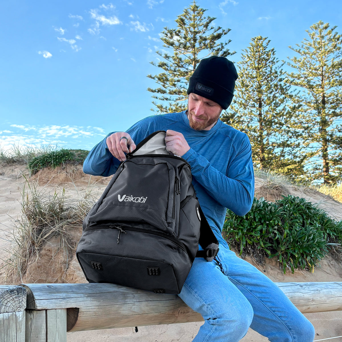 Vaikobi Technical Backpack - Black - VK-281-BK