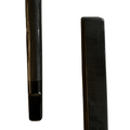 DEM Foils Finn Dinghy Carbon Fixed Tiller - showing the sleek black carbon fiber finish