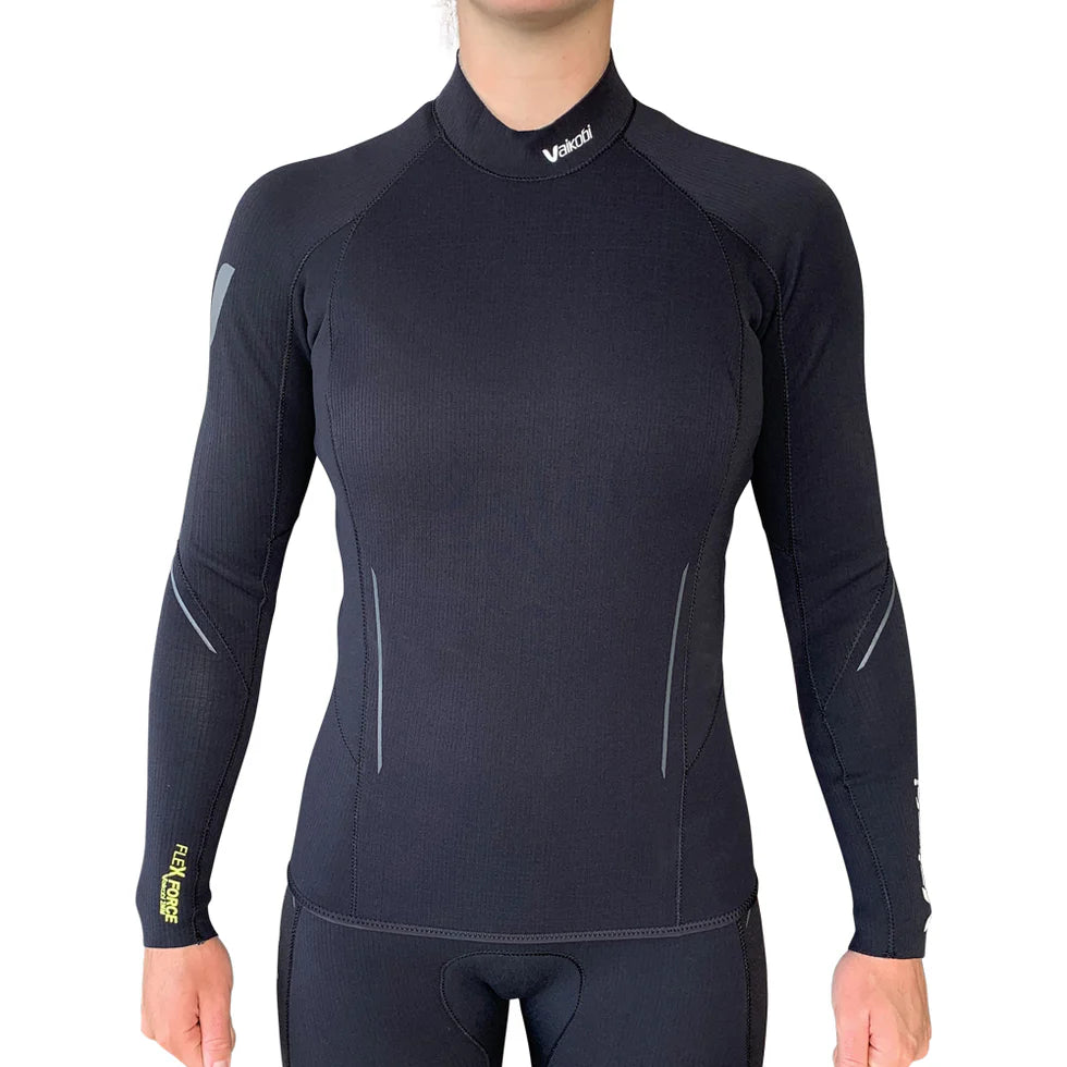 Vaikobi FlexForce 2mm Wetsuit Top - UNISEX (VK-343-BK)