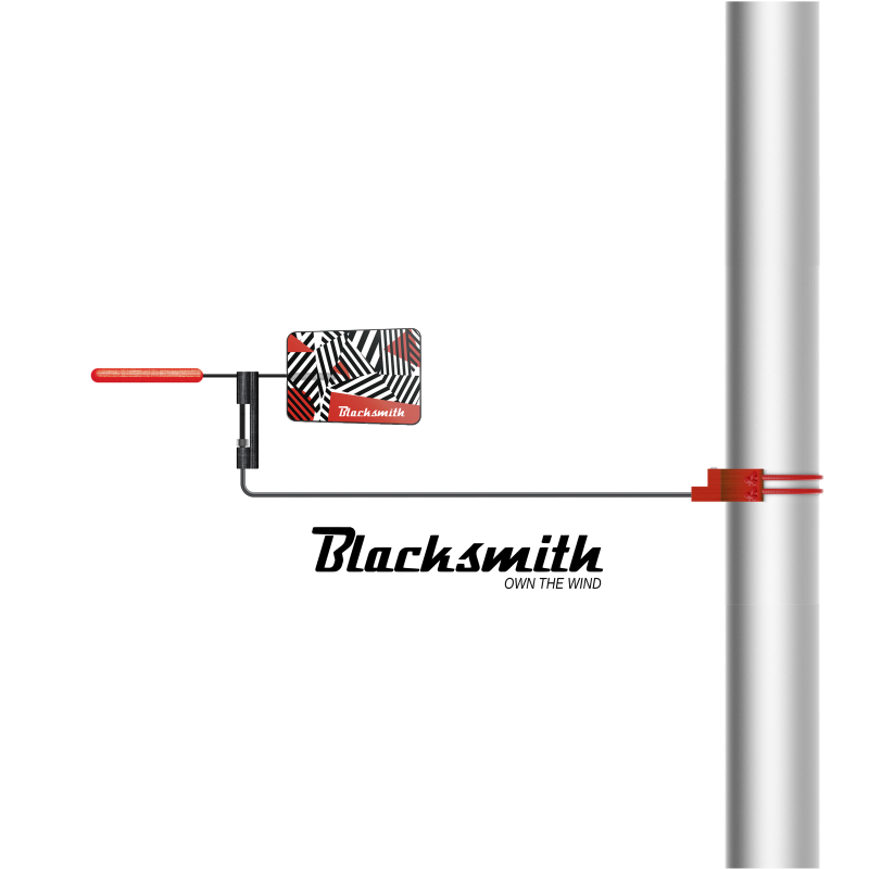 Blacksmith 3D Horizontal - New Zebra - Dinghy Wind Indicator