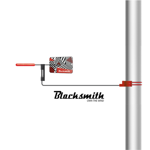 Blacksmith 3D Horizontal - New Zebra - Dinghy Wind Indicator