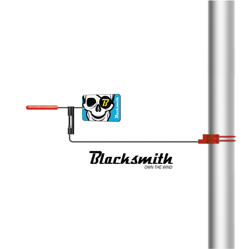 Blacksmith 3D Horizontal - Skull - Dinghy Wind Indicator