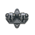 Holt Laser/ILCA Deck Plate and Cleats for Outhaul/Cunningham (HT7007) - Replacement - Replacement deck plate and cleats for outhaul &amp; Cunningham