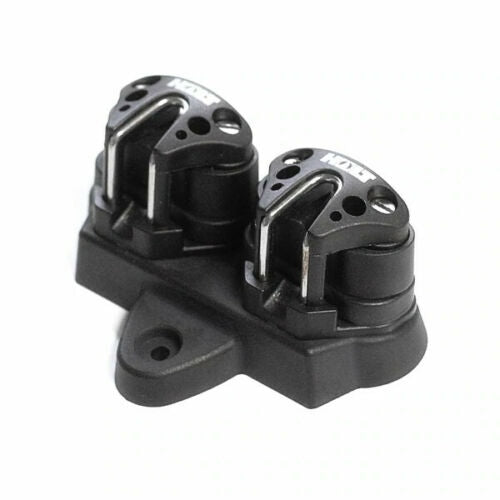 Holt Laser/ILCA Deck Plate and Cleats for Outhaul/Cunningham (HT7007) - Replacement - Replacement deck plate and cleats for outhaul &amp; Cunningham