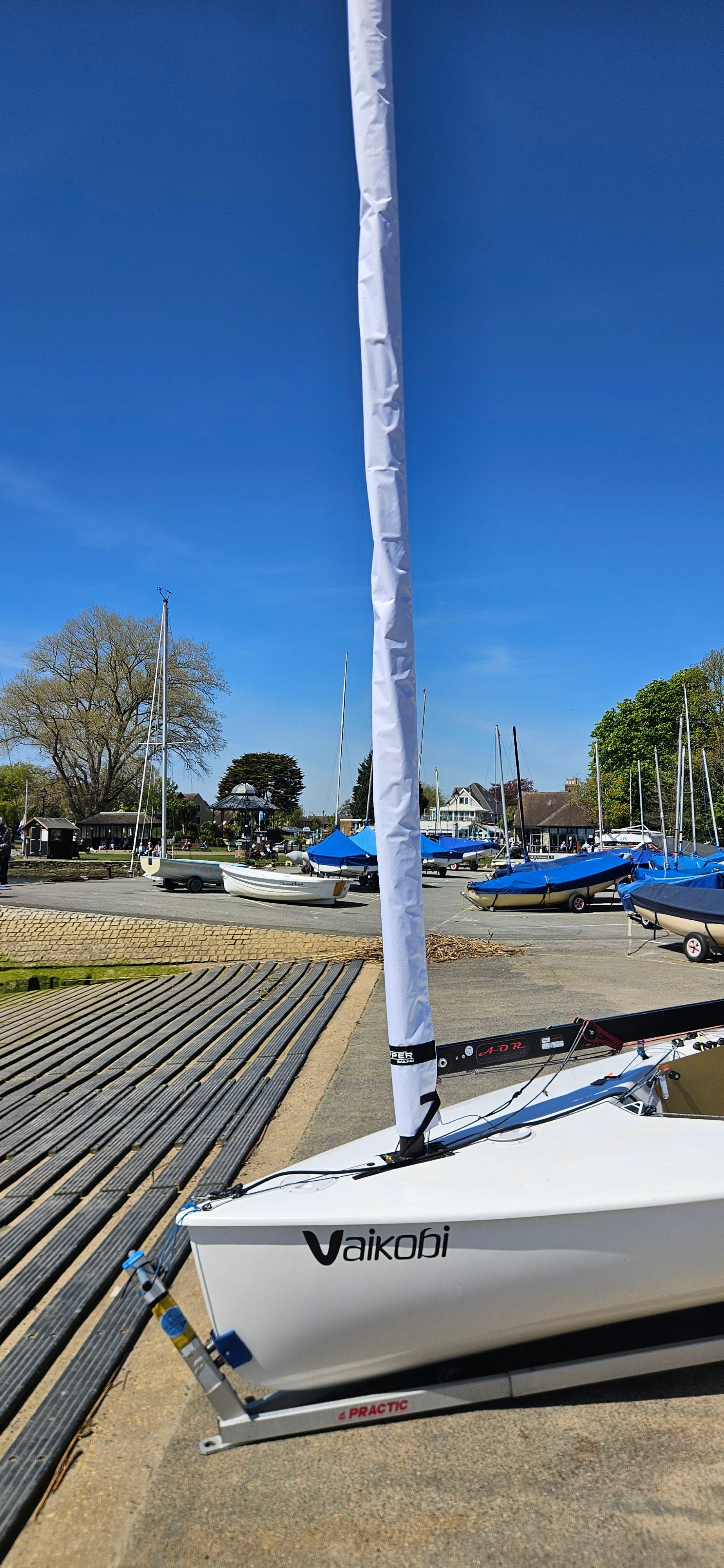Ripper Finn UV Mast Cover - White (RP-FN04-WH)