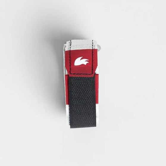 Rooster Clew Strap for Laser/ILCA/Feva - 50mm (130556)

Roosters ultimate clew tie down.&nbsp;

This simple and clever design holds the clew tightly in place for optimal sail shape. It is easy&nbsp; to fit and slides freely on the boom with outhaul adjustment.

This item is for 50mm boom diameter to suit Laser/ILCA and Feva, but can be used on other classes of boat as well.
