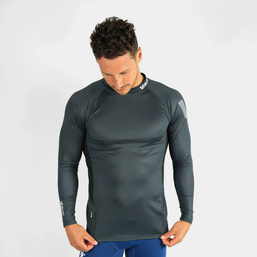 Vaikobi UV Long Sleeve Rash Top - Charcoal (VK-255-CH)
