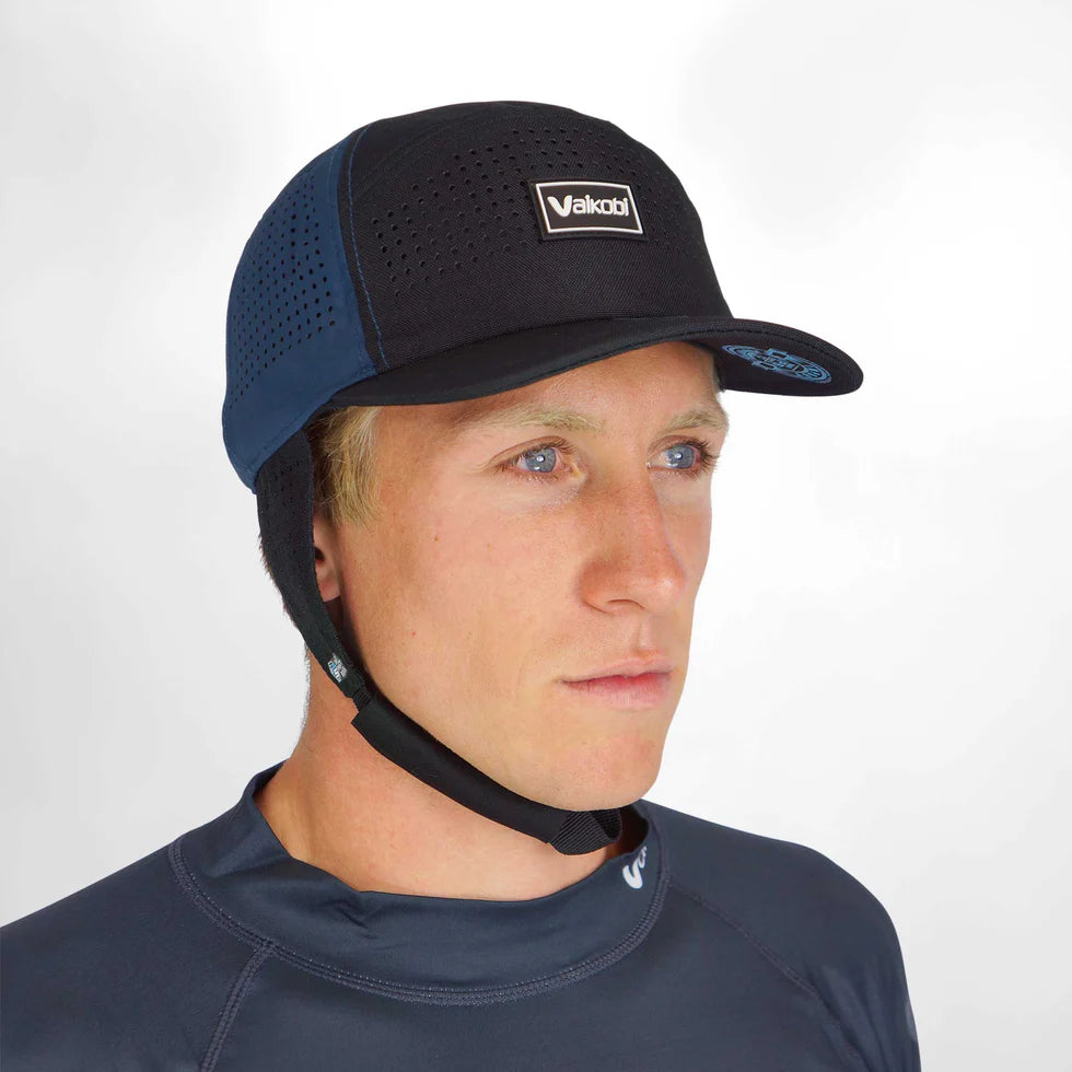 Vaikobi IPS Surf Bump Cap with strap - Dinghy Sailing Head Protection (helmet) - Ocean Blue (VK-404-OB)