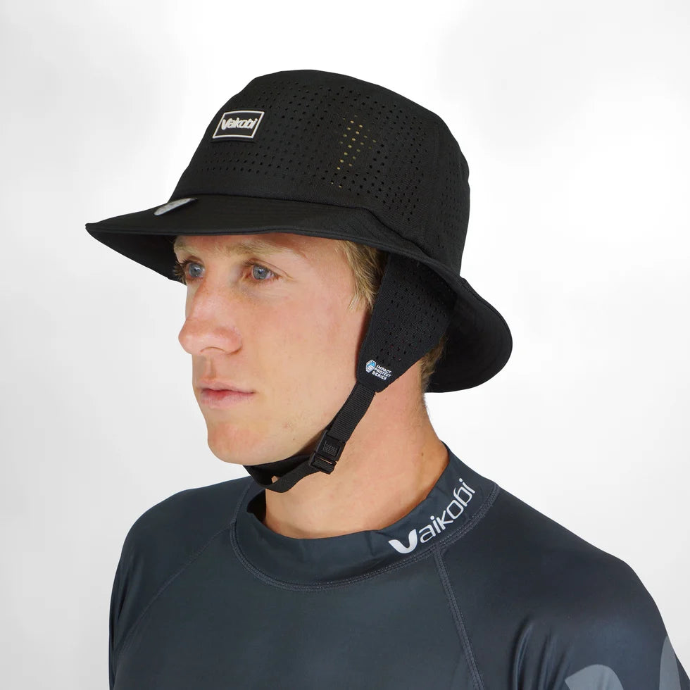 Vaikobi IPS Bucket Bump Hat with strap - Dinghy Sailing Head Protection (helmet) - Black (VK-406-BK)

LIGHTWEIGHT BUMP, KNOCK &amp; CUT PROTECTION FOR WATERSPORTS

Vaikobi's NEW IPS - IMPACT PROTECTION SYSTEM - The perfect solution to dinghy sailing head protection. A great and comfortable alternative to a full dinghy sailing helmet.