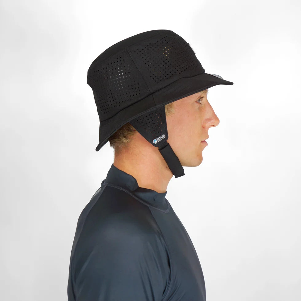 Vaikobi IPS Bucket Bump Hat with strap - Dinghy Sailing Head Protection (helmet) - Black (VK-406-BK)

LIGHTWEIGHT BUMP, KNOCK &amp; CUT PROTECTION FOR WATERSPORTS

Vaikobi's NEW IPS - IMPACT PROTECTION SYSTEM - The perfect solution to dinghy sailing head protection. A great and comfortable alternative to a full dinghy sailing helmet.