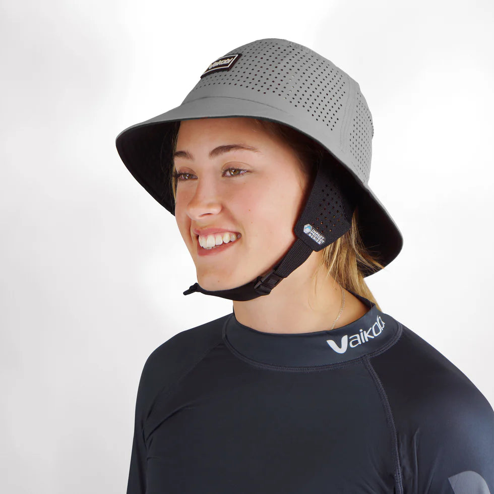 Vaikobi IPS (impact protection system) Bucket Hat with strap - Grey - VK-406-GY