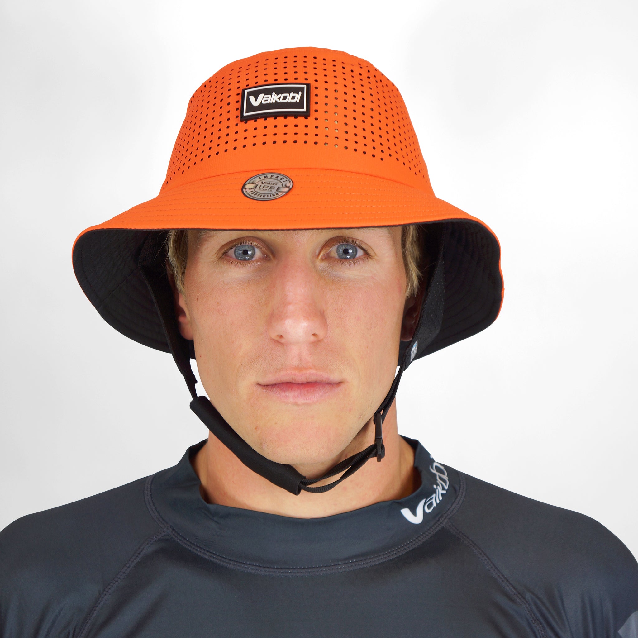 Vaikobi IPS Bucket Hat with strap - Dinghy Sailing Head Protection (helmet) - Orange (VK-406-OR)

LIGHTWEIGHT BUMP, KNOCK &amp; CUT PROTECTION FOR WATERSPORTS

Vaikobi's NEW IPS - IMPACT PROTECTION SYSTEM - The perfect solution to dinghy sailing head protection. A great and comfortable alternative to a full dinghy sailing helmet.