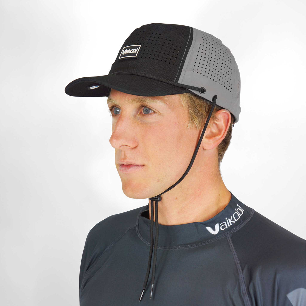 Vaikobi IPS Cap with cord - Dinghy Sailing Head Protection (helmet) - Grey (VK-405-GY)

LIGHTWEIGHT BUMP, KNOCK &amp; CUT PROTECTION FOR WATERSPORTS

Vaikobi's NEW IPS - IMPACT PROTECTION SYSTEM - The perfect solution to dinghy sailing head protection. A great and comfortable alternative to a full dinghy sailing helmet.
6