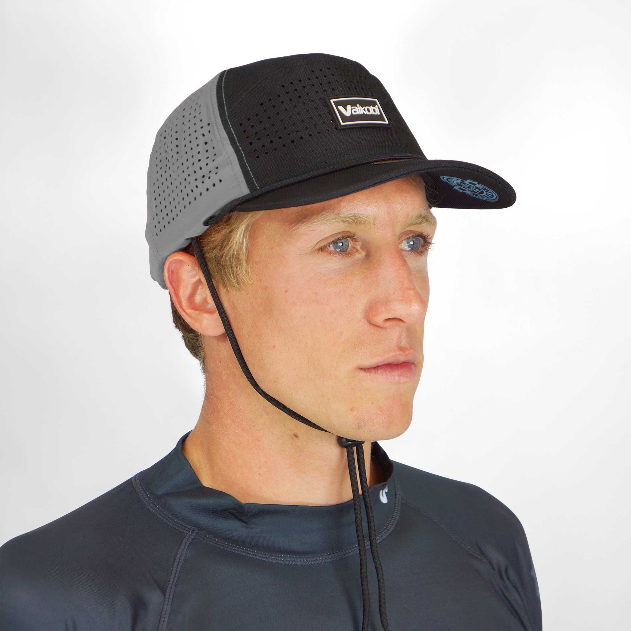 Vaikobi IPS Cap with cord - Dinghy Sailing Head Protection (helmet) - Grey (VK-405-GY)

LIGHTWEIGHT BUMP, KNOCK &amp; CUT PROTECTION FOR WATERSPORTS

Vaikobi's NEW IPS - IMPACT PROTECTION SYSTEM - The perfect solution to dinghy sailing head protection. A great and comfortable alternative to a full dinghy sailing helmet.
7