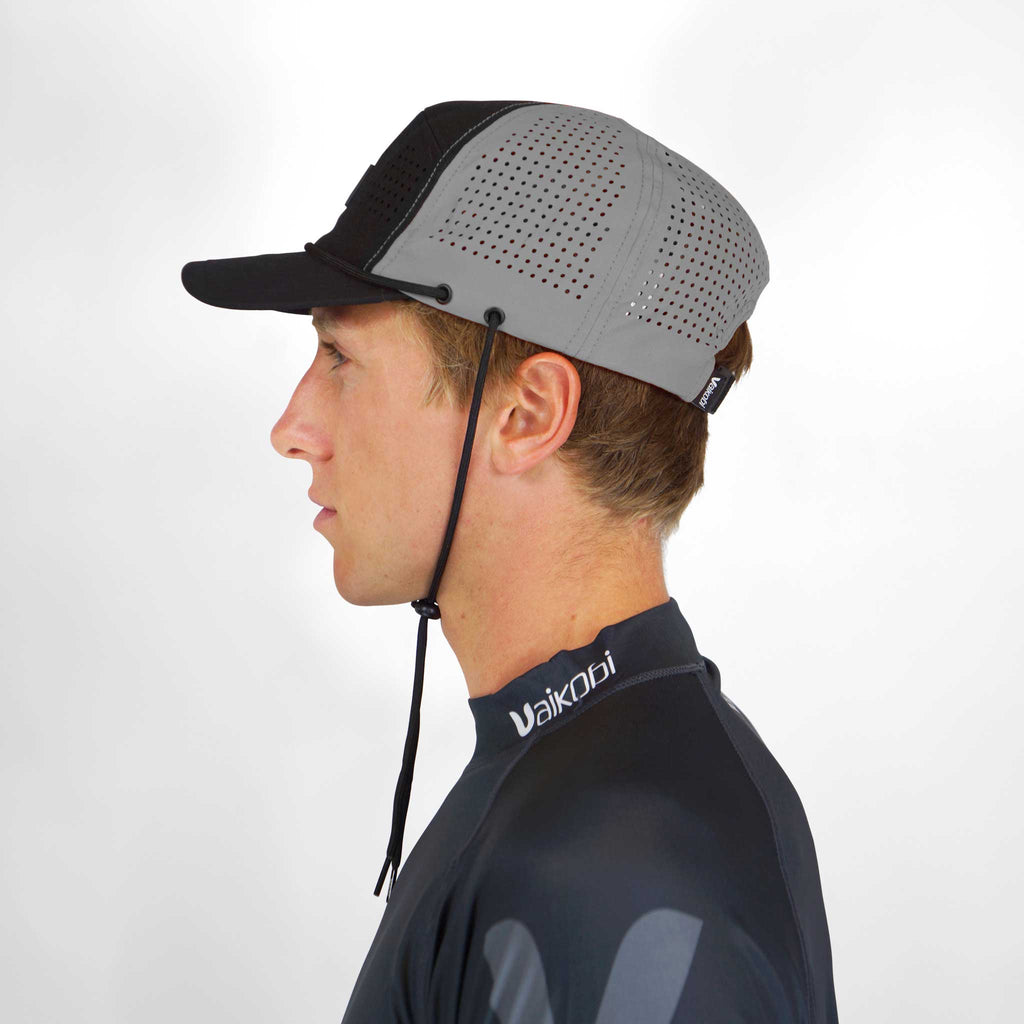 Vaikobi IPS Cap with cord - Dinghy Sailing Head Protection (helmet) - Grey (VK-405-GY)

LIGHTWEIGHT BUMP, KNOCK &amp; CUT PROTECTION FOR WATERSPORTS

Vaikobi's NEW IPS - IMPACT PROTECTION SYSTEM - The perfect solution to dinghy sailing head protection. A great and comfortable alternative to a full dinghy sailing helmet.
8