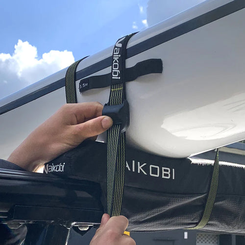 Vaikobi Tie Down Straps - Pack of 2 (VK-STRP-YL)


STRONG RELIABLE AND LONG LASTING STRAP SET

Secure your gear with confidence using these&nbsp;Vaikobi Tie Down Straps&nbsp;- designed for fast, reliable, and hassle-free transport. Whether you're strapping down your dinghy, mast, kayak, or surfboard, these heavy-duty straps are built to perform in all conditions.