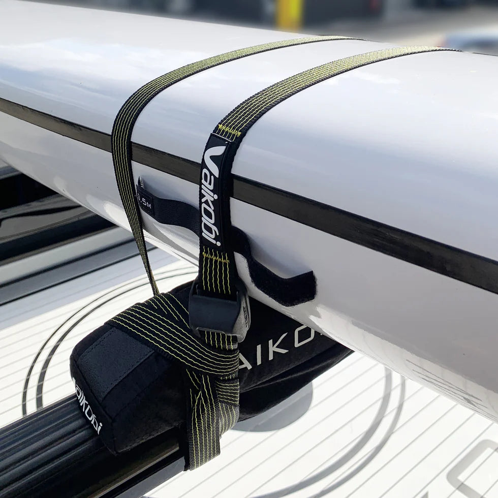 Vaikobi Tie Down Straps - Pack of 2 (VK-STRP-YL)


STRONG RELIABLE AND LONG LASTING STRAP SET

Secure your gear with confidence using these&nbsp;Vaikobi Tie Down Straps&nbsp;- designed for fast, reliable, and hassle-free transport. Whether you're strapping down your dinghy, mast, kayak, or surfboard, these heavy-duty straps are built to perform in all conditions.