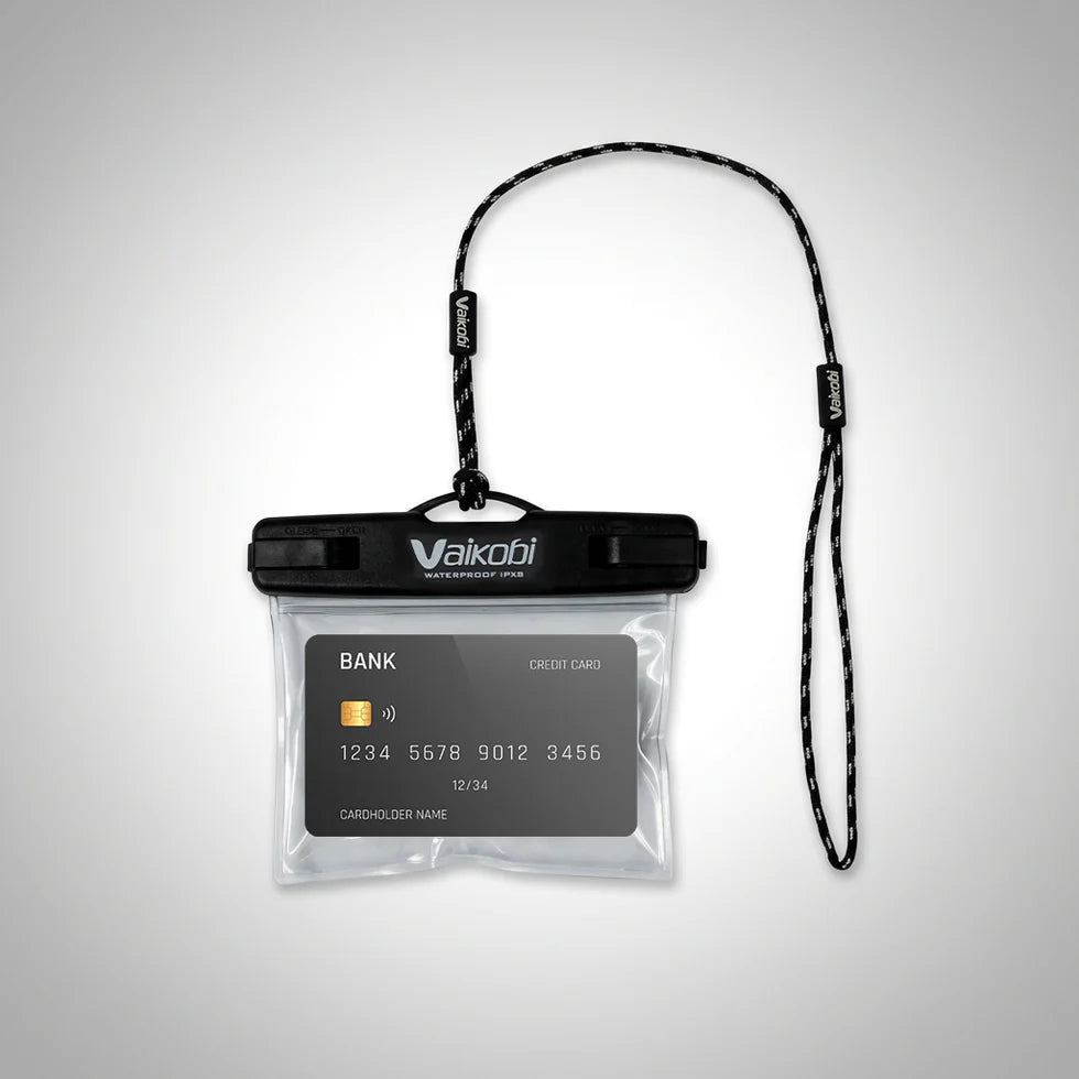 Vaikobi Waterproof Key Pouch (VK-902-BK)

KEEP YOUR CAR KEYS DRY AND WITH YOU ON THE WATER

The&nbsp;Waterproof Key Pouch&nbsp;is a simple, secure solution for carrying your car keys on the water. Designed to protect against water, sand, and dust, it keeps your essentials safe even if you take an unexpected swim. Compact and lightweight, it fits easily into your PFD pocket so you can focus on your session without worrying about your gear.