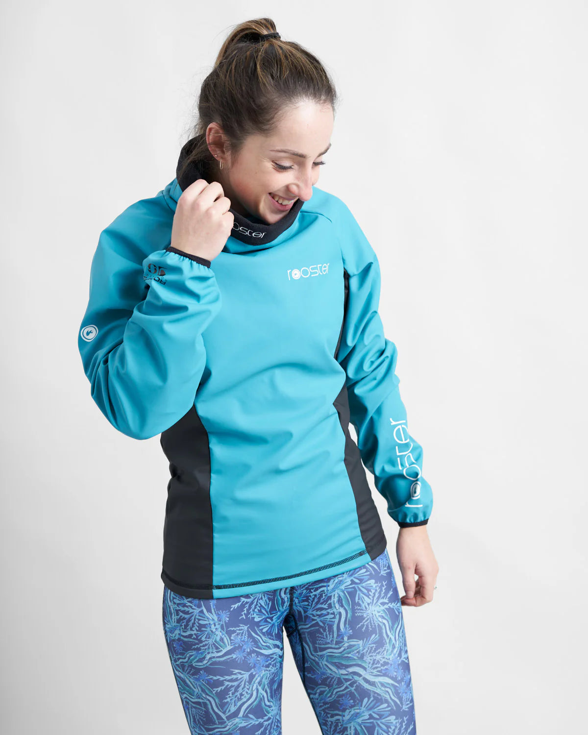Rooster Womens Classic Aquafleece Top - TEAL (SKU: 1340)