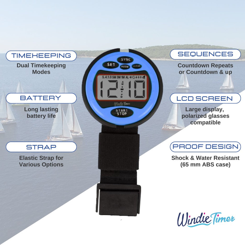 Windie Sailing Timer - Race Stopwatch Timer - WD-001-## – Sail ...