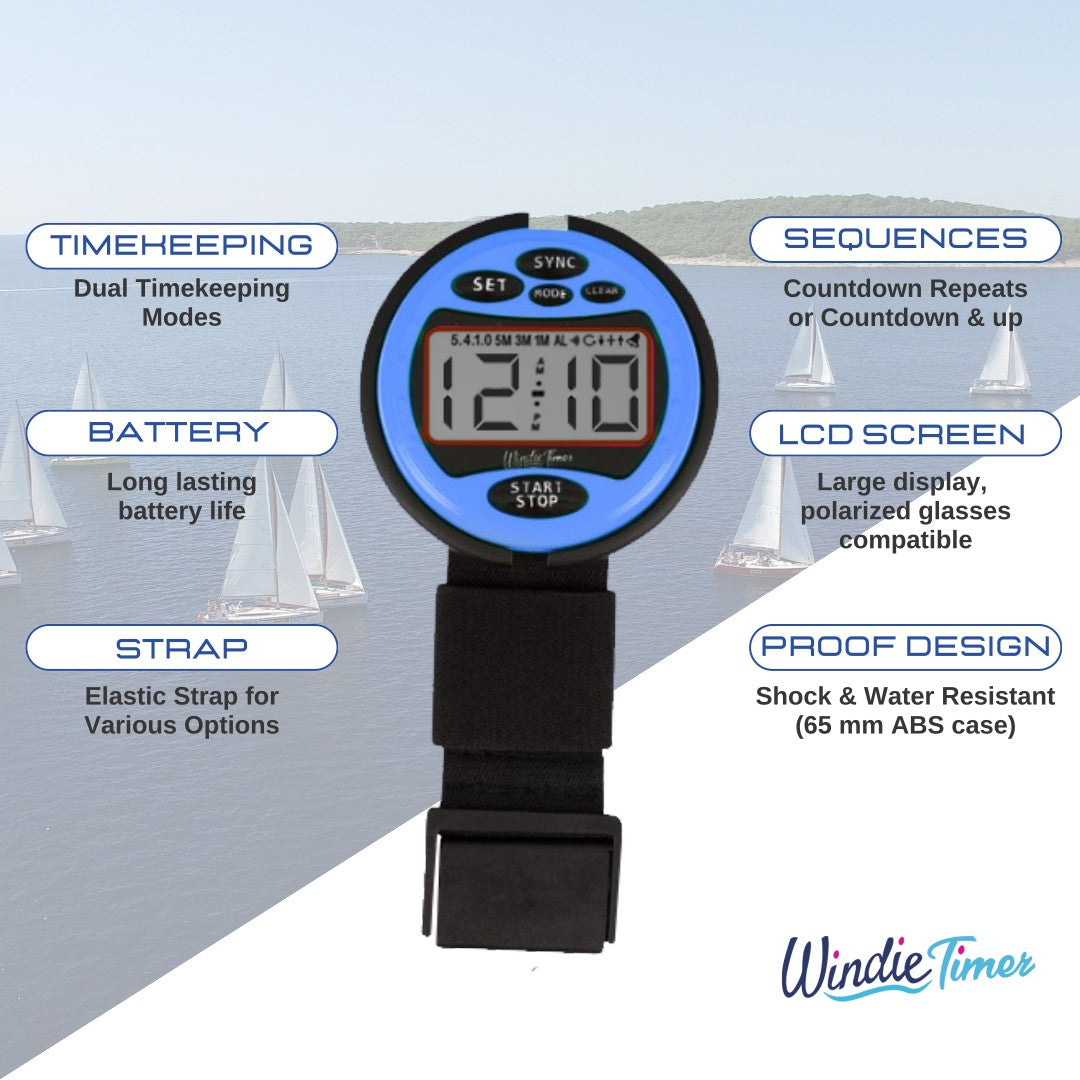 Windie Sailing Timer - Race Stopwatch Timer - WD-001-##