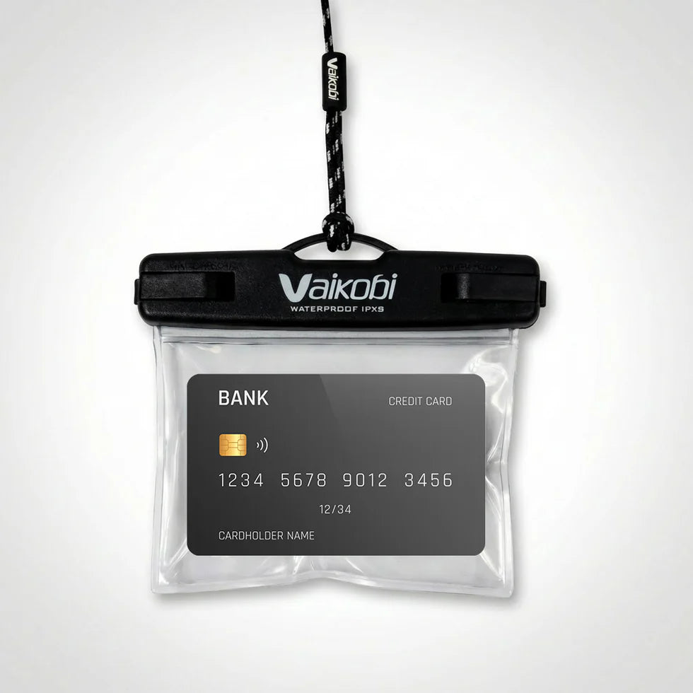Vaikobi Waterproof Key Pouch (VK-902-BK)

KEEP YOUR CAR KEYS DRY AND WITH YOU ON THE WATER

The&nbsp;Waterproof Key Pouch&nbsp;is a simple, secure solution for carrying your car keys on the water. Designed to protect against water, sand, and dust, it keeps your essentials safe even if you take an unexpected swim. Compact and lightweight, it fits easily into your PFD pocket so you can focus on your session without worrying about your gear.