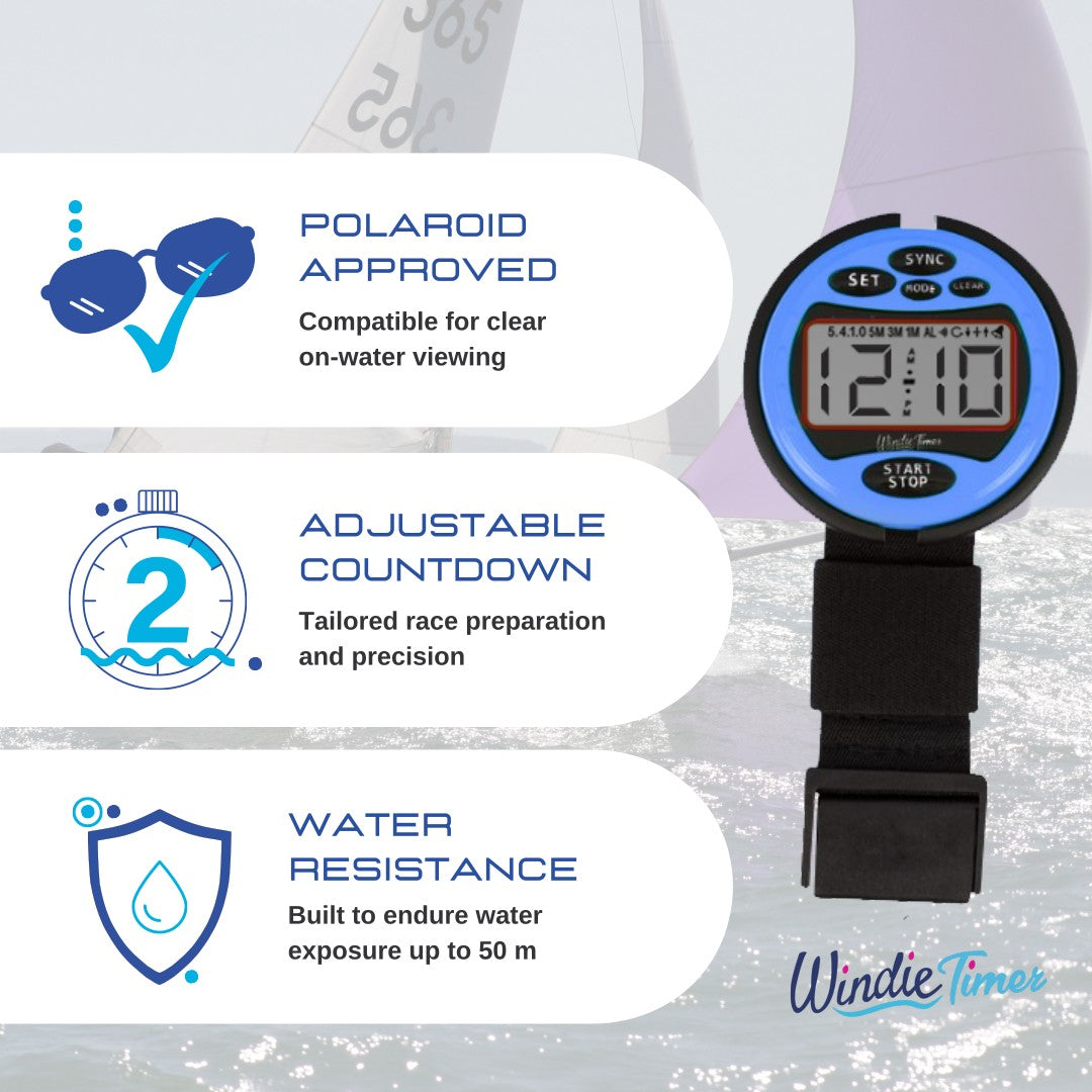 Windie Sailing Timer - Race Stopwatch Timer - WD-001-##